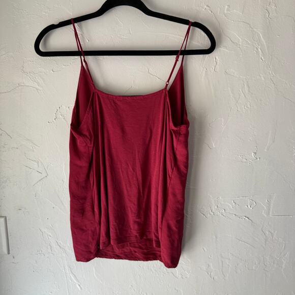 Scotch & Soda‎ Red Cami Tank Top Small Viscose Modal Blend Adjustable Straps - Picture 6 of 8